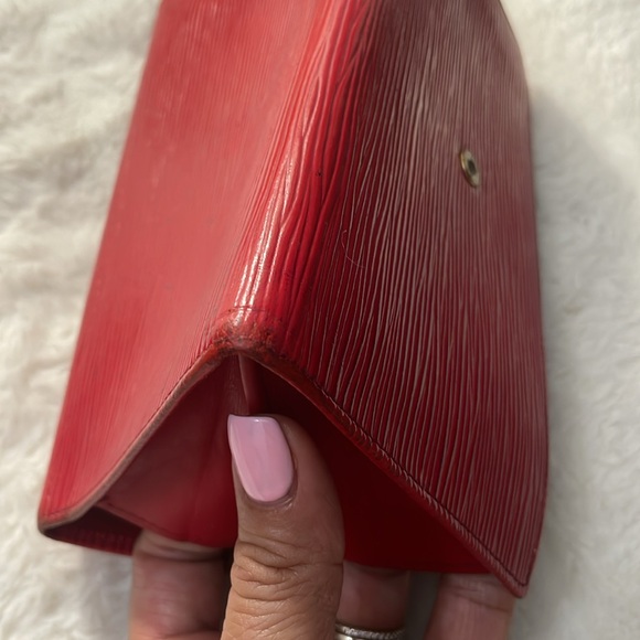 Louis Vuitton Red Epi Long Wallet Pouch - Picture 12 of 16